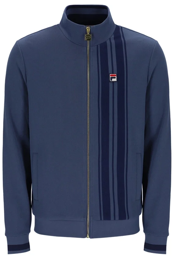 Giacca sportiva Vintage Indigo con stampa a righe Dante