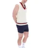 Gilet a maglia intrecciata Gardenia Rufus Archive