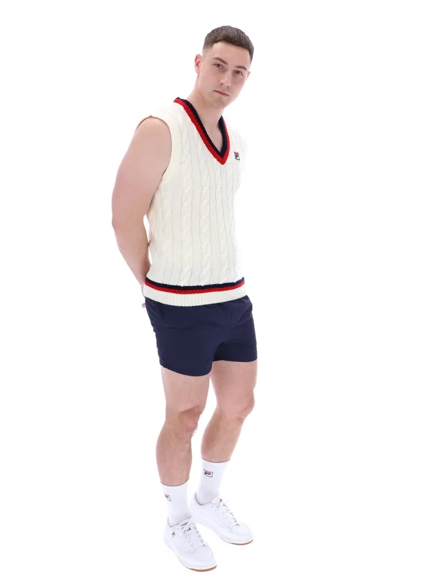 Gilet a maglia intrecciata Gardenia Rufus Archive