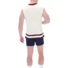 Gilet a maglia intrecciata Gardenia Rufus Archive