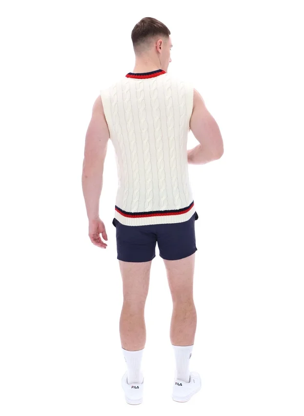 Gilet a maglia intrecciata Gardenia Rufus Archive