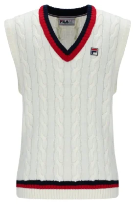 Gilet a maglia intrecciata Gardenia Rufus Archive