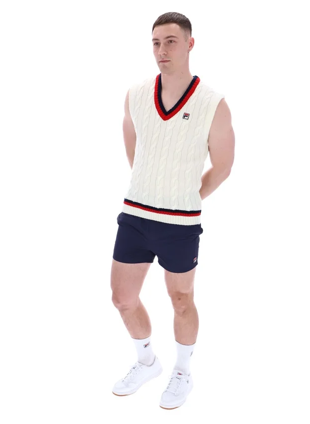Gilet a maglia intrecciata Gardenia Rufus Archive