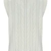 Gilet a maglia intrecciata Gardenia Rufus Archive
