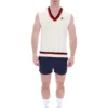 Gilet a maglia intrecciata Gardenia Rufus Archive