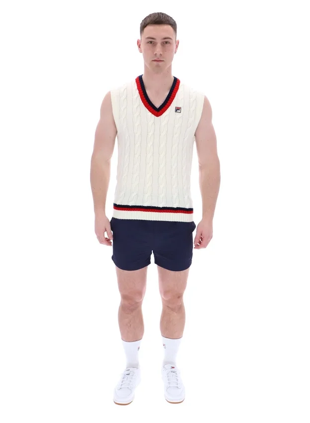 Gilet a maglia intrecciata Gardenia Rufus Archive