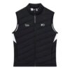 Gilet da atletica con colletto rialzato e stampa "Black White"
