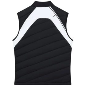 Gilet da atletica con colletto rialzato e stampa “Black White”
