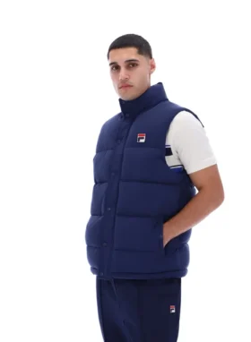Gilet imbottito Fila Navy Blaze