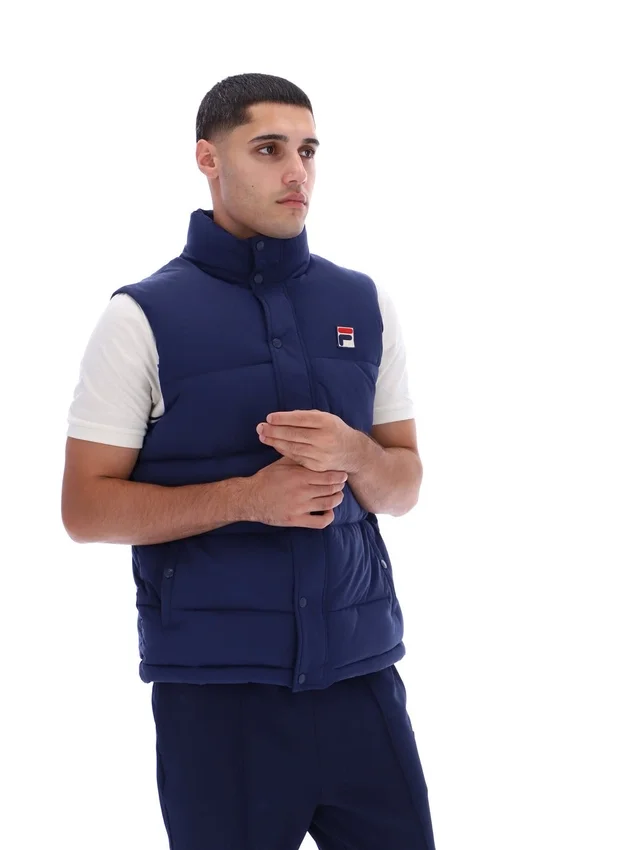 Gilet imbottito Fila Navy Blaze