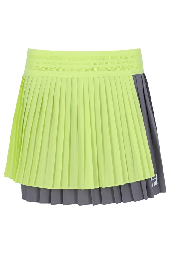 Gonna da tennis a pieghe avvolgente da donna Lemon