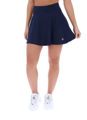 Gonna da tennis Fila Jeena in stile skater blu navy