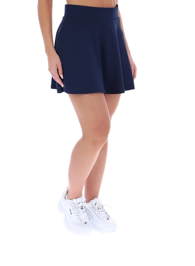 Gonna da tennis Fila Jeena in stile skater blu navy
