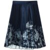 Gonna lunga casual "Navy White"