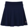 Gonna-pantaloncini da tennis Fila Sancia in stile skater blu navy