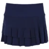 Gonna-pantaloncino a pieghe Alley blu navy di Fila