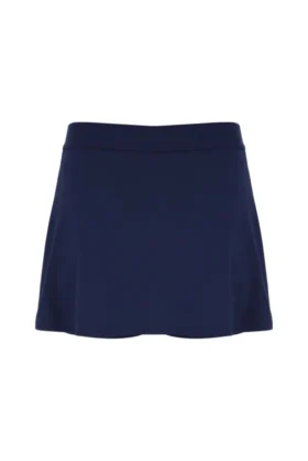 Gonna-pantaloncino da tennis con spacco da donna, blu navy