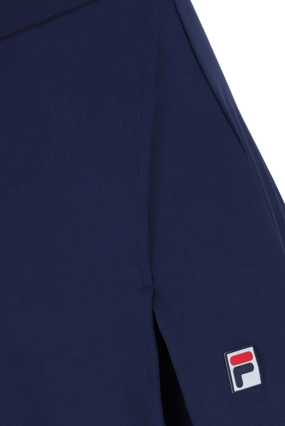 Gonna-pantaloncino da tennis con spacco da donna, blu navy