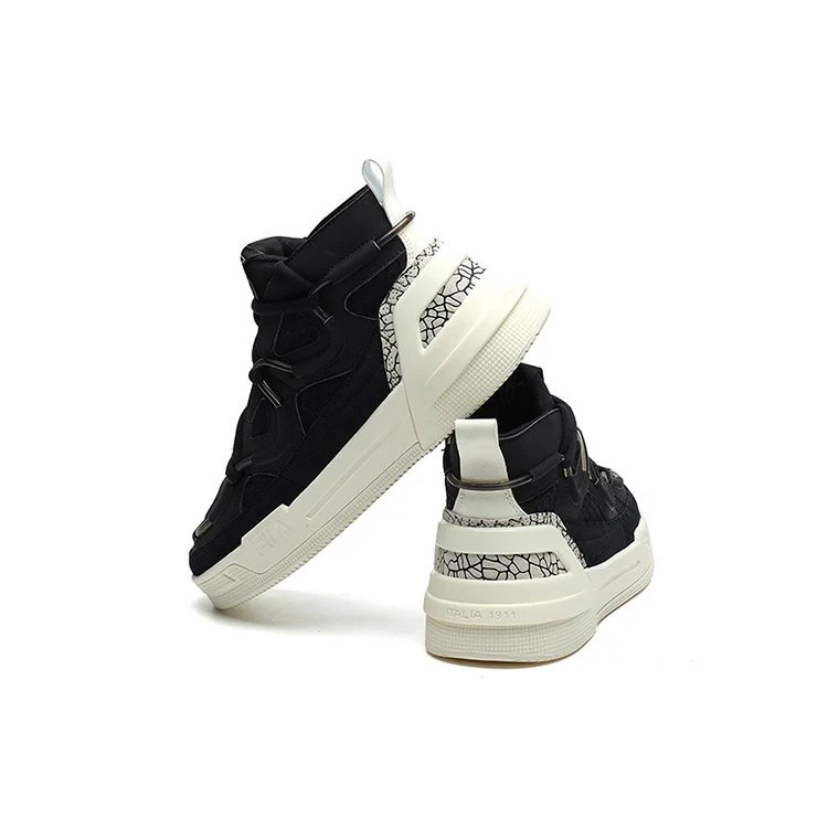 High-Top Nero/Bianco