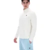 Hogan 1/4 Zip Up color latte di cocco