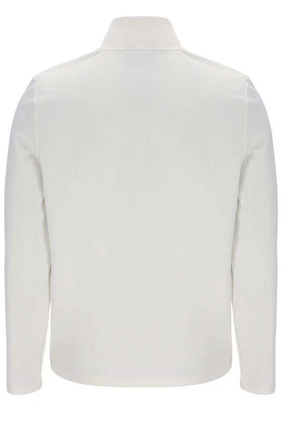 Hogan 1/4 Zip Up color latte di cocco