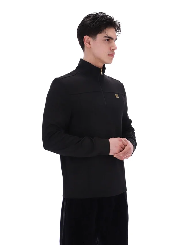 Hogan con zip a 1/4 nera