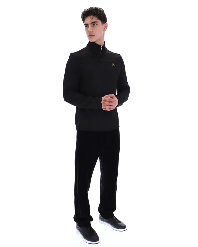 Hogan con zip a 1/4 nera