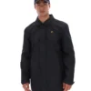 Impermeabile nero Sammy con zip integrale