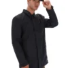 Impermeabile nero Sammy con zip integrale