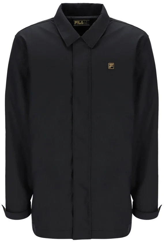Impermeabile nero Sammy con zip integrale