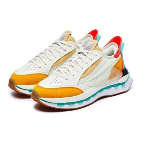 KM Shoes “Bianco Giallo Arancione”
