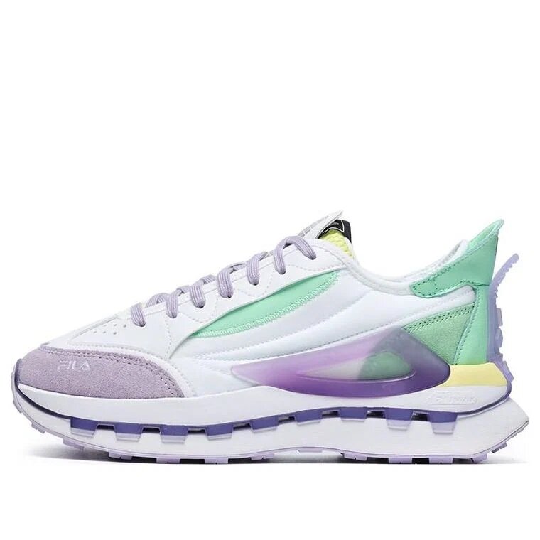KM Shoes "Bianco Viola Acqua"