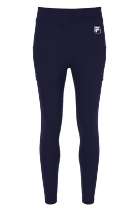 Leggings da tennis da donna blu navy scuro