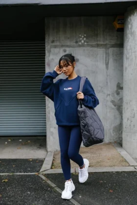 Leggings Fila x TALA SKINLUXE blu navy