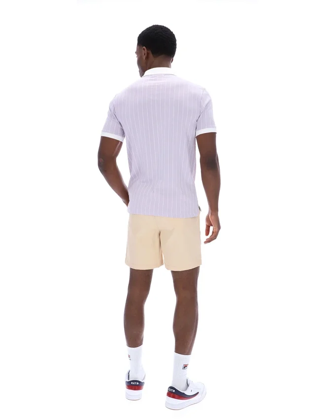 Lilla nebbioso Polo a righe BB1 Classic Vintage