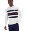 Maglia a girocollo a righe in rete Gardenia Giuseppe