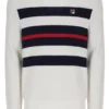 Maglia a girocollo a righe in rete Gardenia Giuseppe