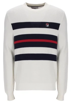 Maglia a girocollo a righe in rete Gardenia Giuseppe