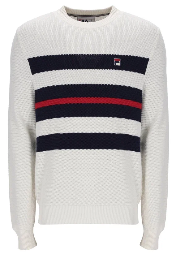 Maglia a girocollo a righe in rete Gardenia Giuseppe