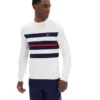 Maglia a girocollo a righe in rete Gardenia Giuseppe