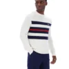 Maglia a girocollo a righe in rete Gardenia Giuseppe