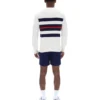 Maglia a girocollo a righe in rete Gardenia Giuseppe