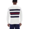 Maglia a girocollo a righe in rete Gardenia Giuseppe