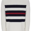 Maglia a girocollo a righe in rete Gardenia Giuseppe