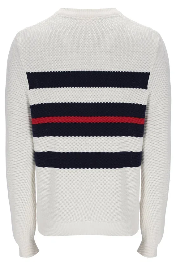 Maglia a girocollo a righe in rete Gardenia Giuseppe