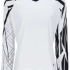 Maglia da tennis Pro a maniche lunghe bianca