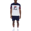 Maglietta bianca Damon Cut and Sew
