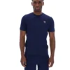 Maglietta con colletto Fila Navy Valentino Essential