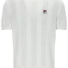 Maglietta con inserti in maglia Corrado color Gardenia