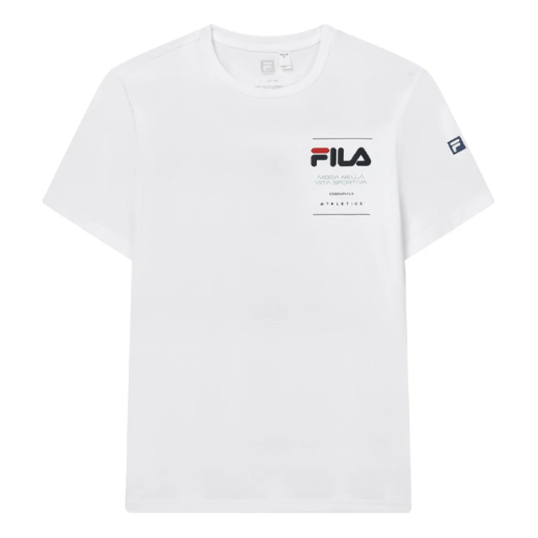 Maglietta con logo della collezione Athletics "White"
